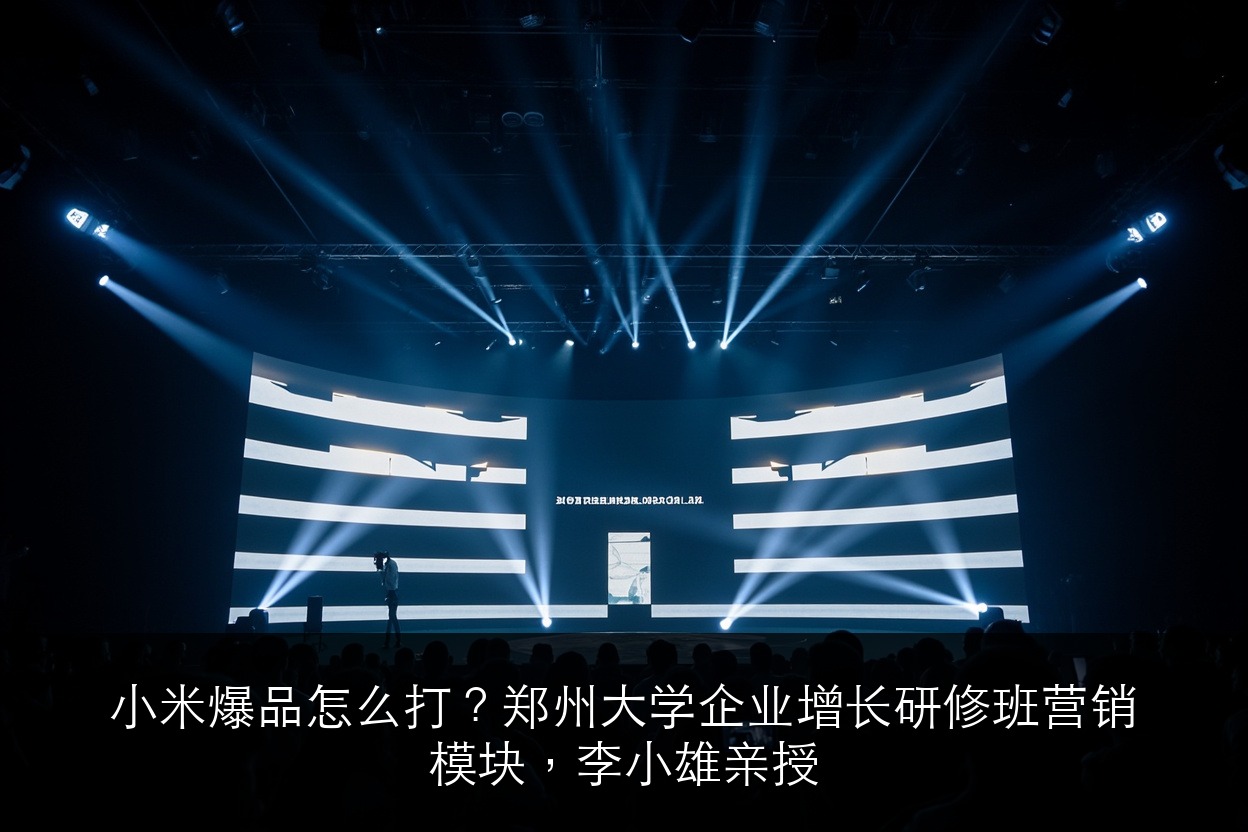 小米爆品怎么打?郑州大学企业增长研修班营销模块,李小雄亲授