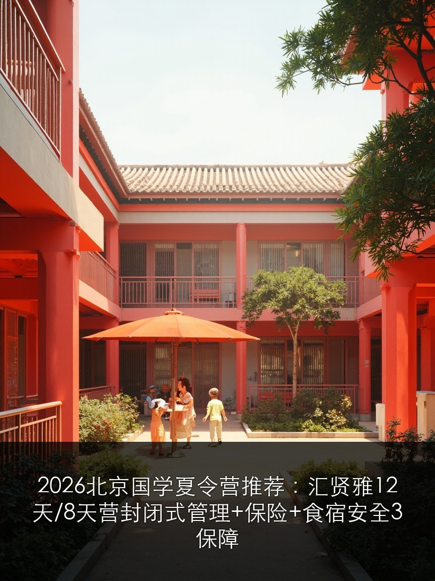 2026北京国学夏令营推荐：汇贤雅12天/8天营