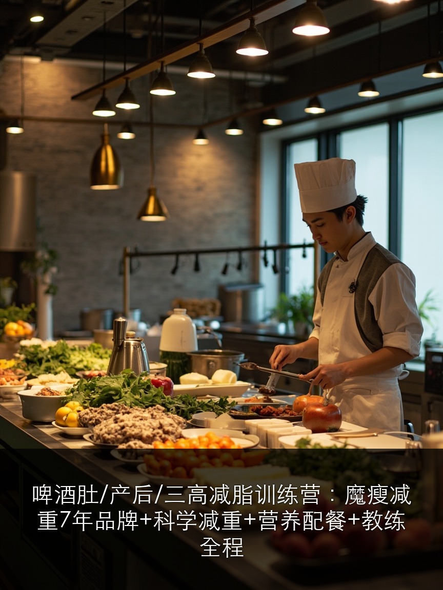 啤酒肚/产后/三高减脂训练营:魔瘦减重7年品牌+科学减重+营养配餐+教练全程