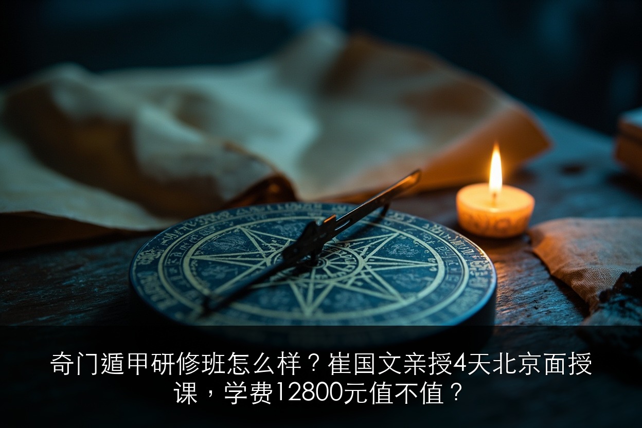 奇门遁甲研修班怎么样？崔国文亲授4天北京面授课，学费12800元值不值？
