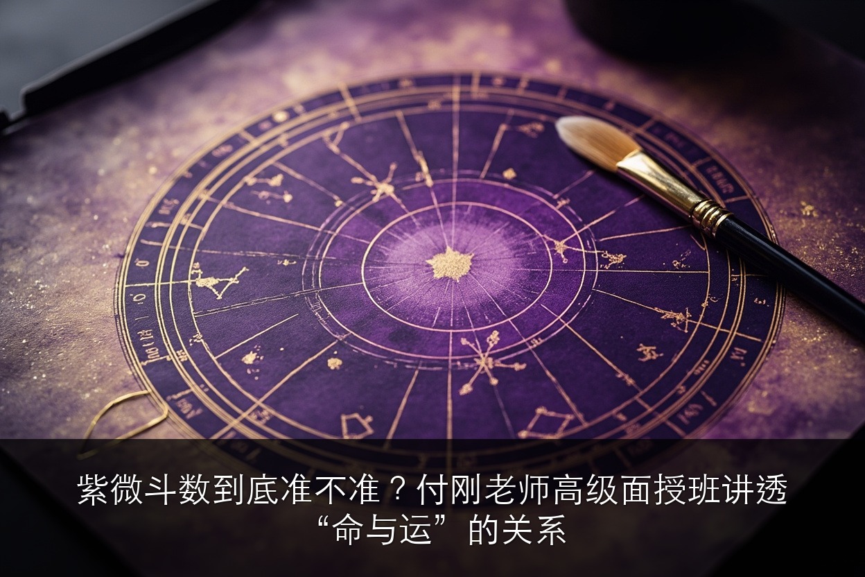 紫微斗数到底准不准?付刚老师高级面授班讲透“命与运”的关系