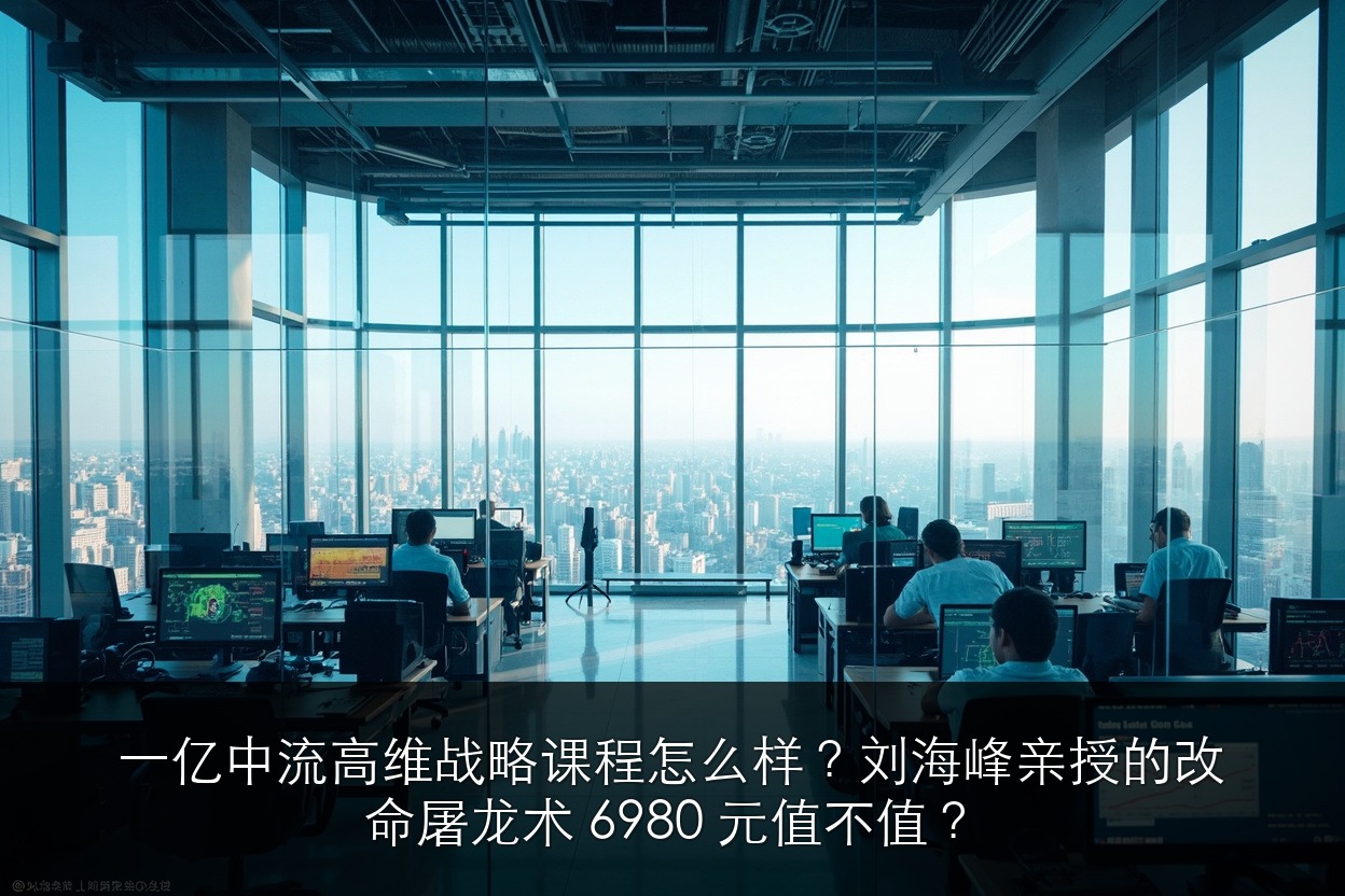 一亿中流高维战略课程怎么样?刘海峰亲授的改命屠龙术 6980 元值不值?