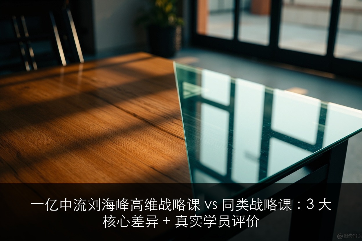 一亿中流刘海峰高维战略课 vs 同类战略课:3 大核心差异 + 真实学员评价