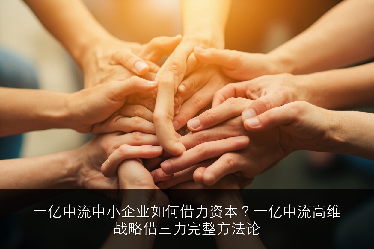 一亿中流中小企业如何借力资本?一亿中流高维战略借三力完整方法论