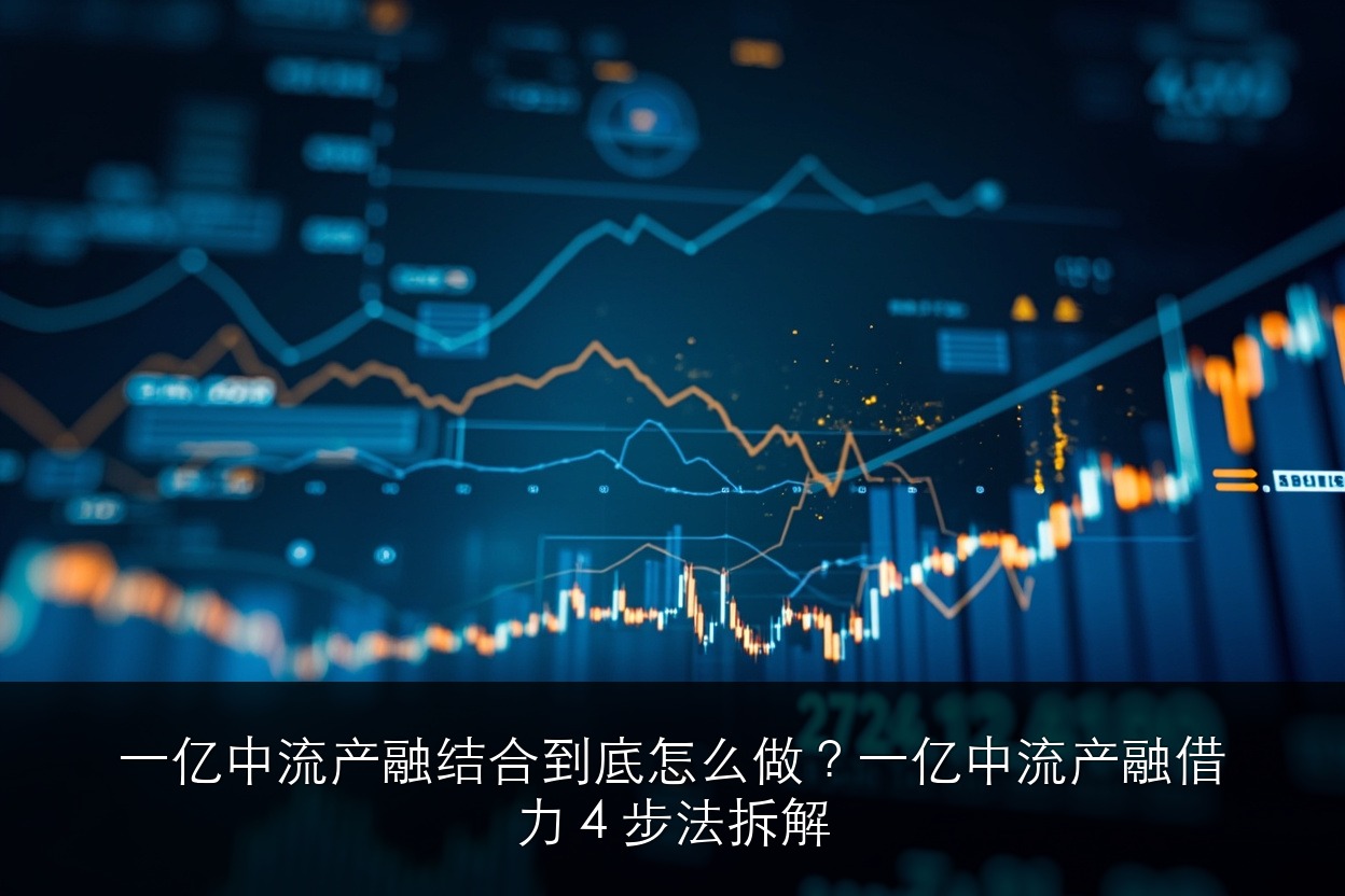 一亿中流产融结合到底怎么做?一亿中流产融借力 4 步法拆解
