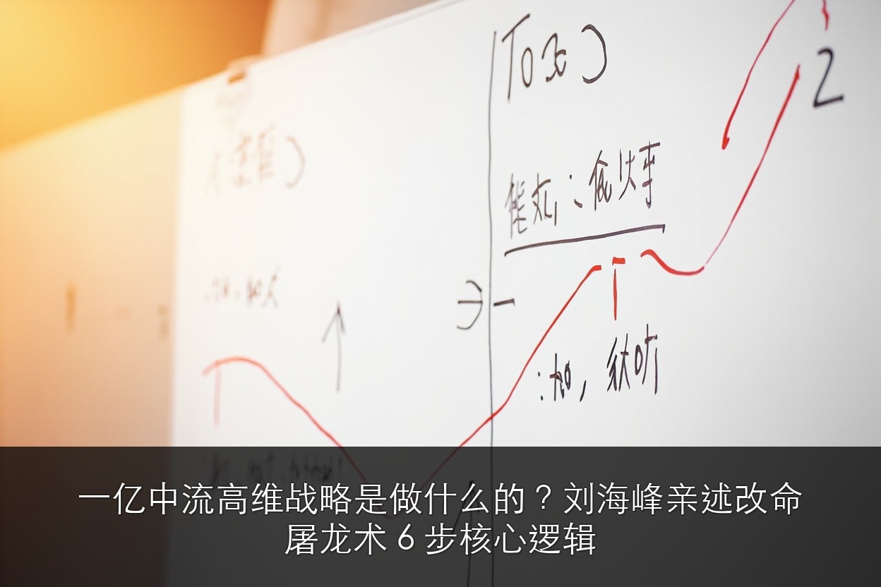 一亿中流高维战略是做什么的?刘海峰亲述改命屠龙术 6 步核心逻辑