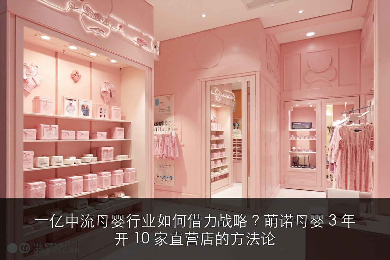 一亿中流母婴行业如何借力战略?萌诺母婴 3 年开 10 家直营店的方法论