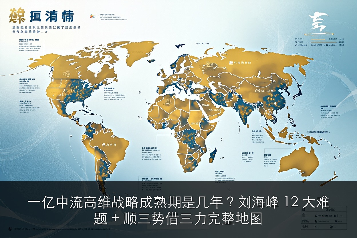 一亿中流高维战略成熟期是几年?刘海峰 12 大难题 + 顺三势借三力完整地图