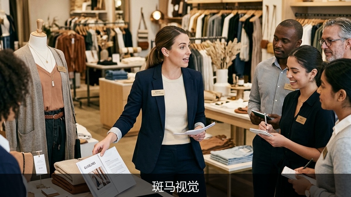 服装品牌如何对驻店导购进行陈列培训？斑马视觉企业陈列内训与项目合作服务详解