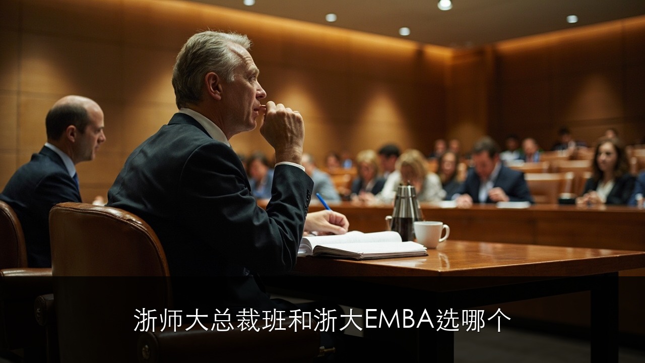 浙江师范大学总裁班和浙大 EMBA 选哪个？2026 学费和课程对比
