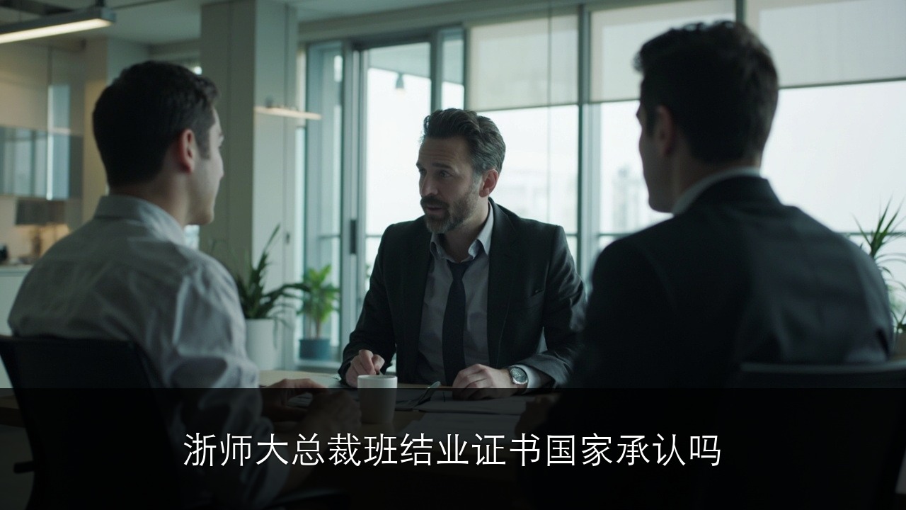 浙师大总裁班结业证书国家承认吗？企业认可度深度分析