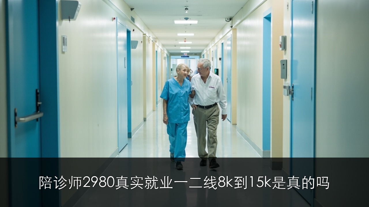 陪诊师 2980 真实就业前景：一二线 8k-15k 是真的吗？智慧父母云学苑