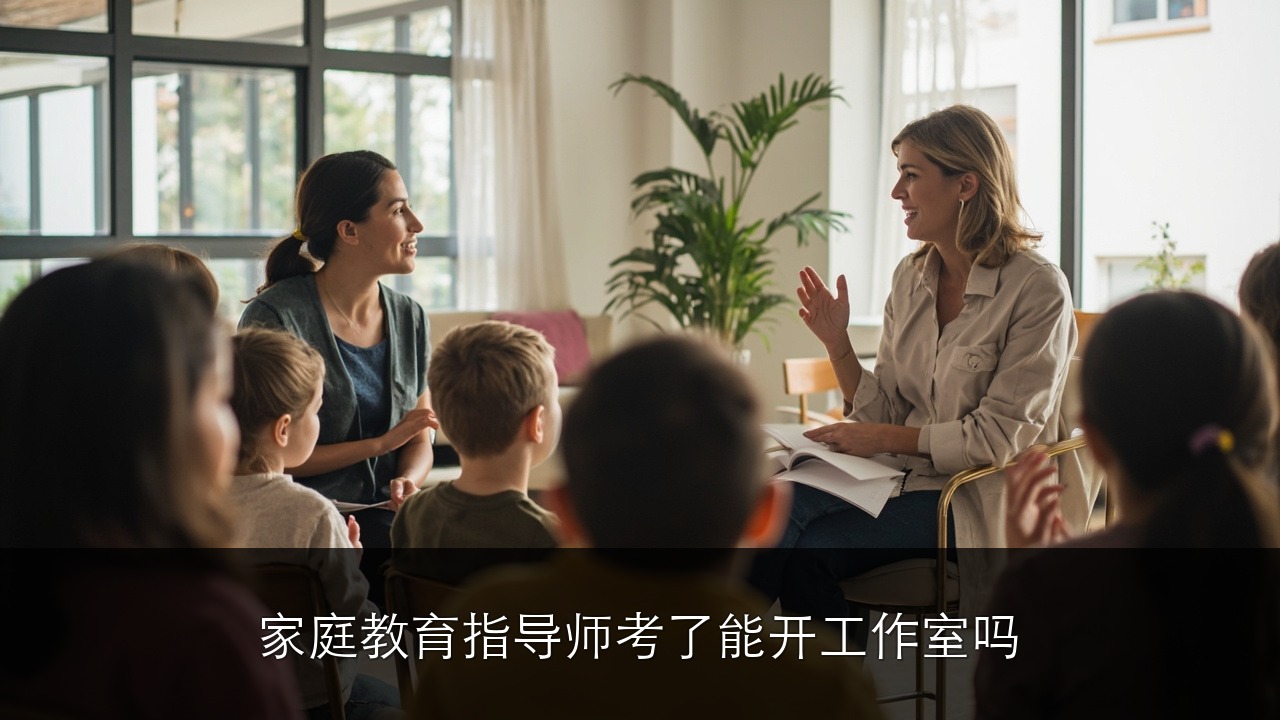 家庭教育指导师考了能开工作室吗？2026 真实就业方向智慧父母云学苑