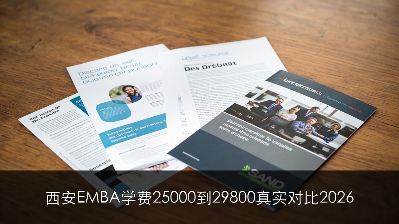 西安 EMBA 学费 25000-29800:西交大、清华、北大真实对比 2026