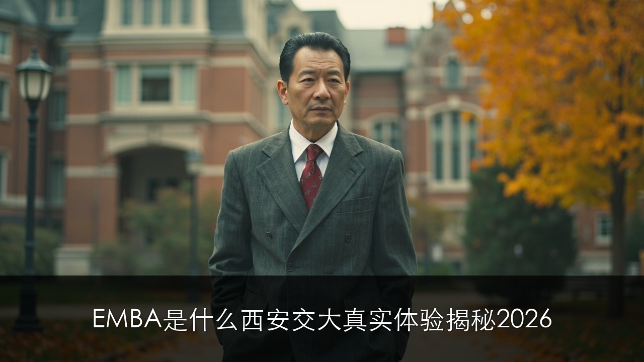 EMBA 是什么?西安交通大学 EMBA 真实体验揭秘 2026