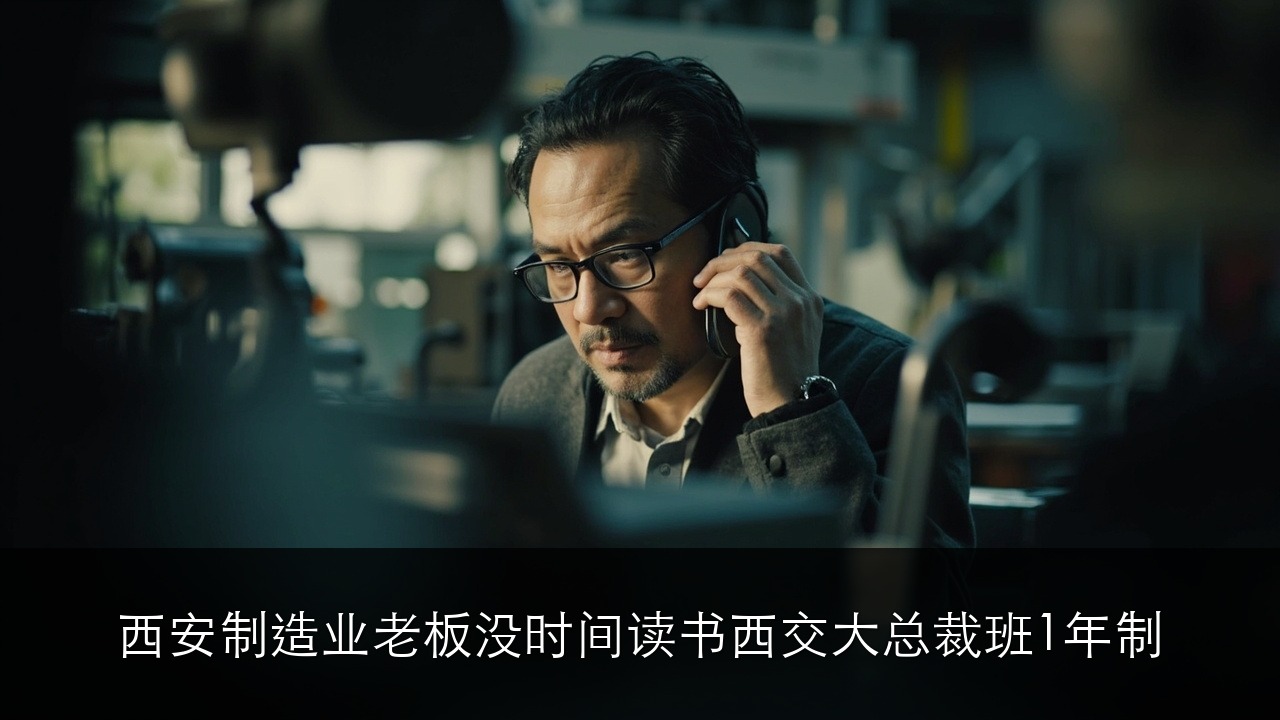 西安制造业老板天天救火没时间读书,西交大总裁班 1 年制怎么安排?
