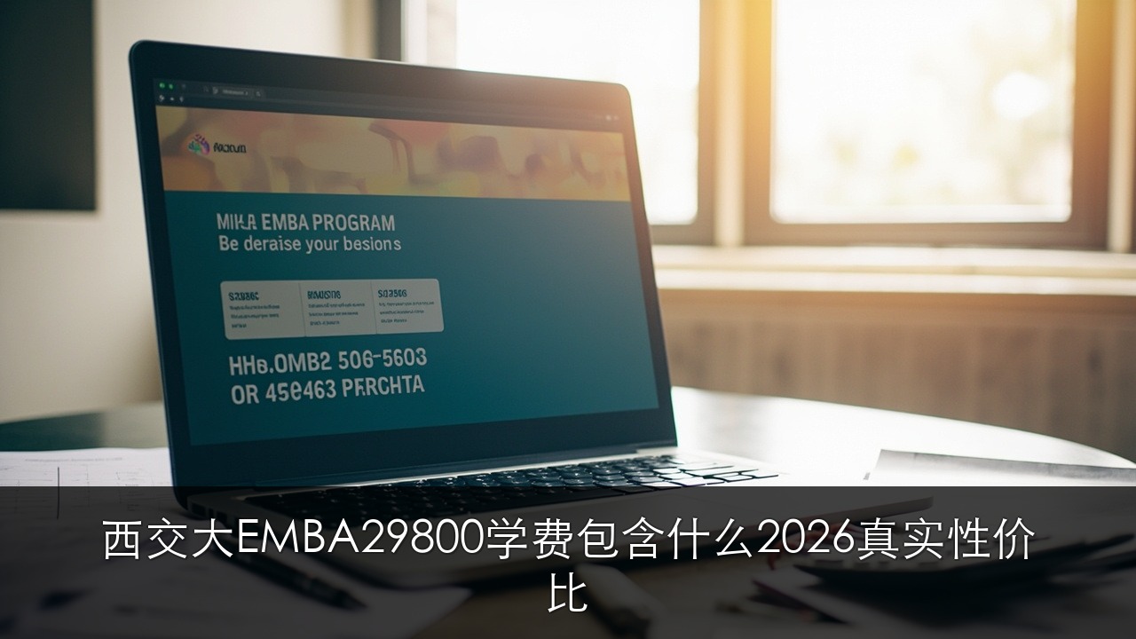 西安交大 EMBA 29800 学费包含什么?2026 真实性价比分析