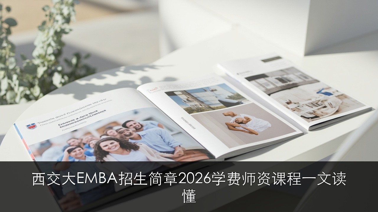 西安交通大学 EMBA 招生简章:2026 学费、师资、课程一文读懂