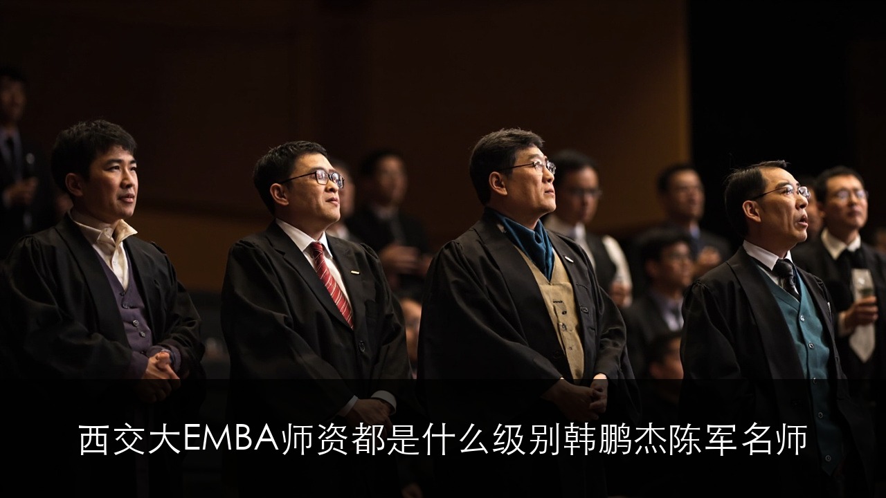 西安交大 EMBA 师资都是什么级别?2026 韩鹏杰、陈军等名师名单
