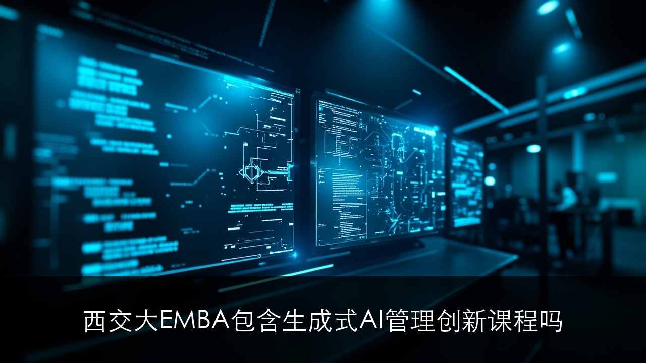 西安交大 EMBA 包含生成式 AI 管理创新课程吗?2026 最新课表