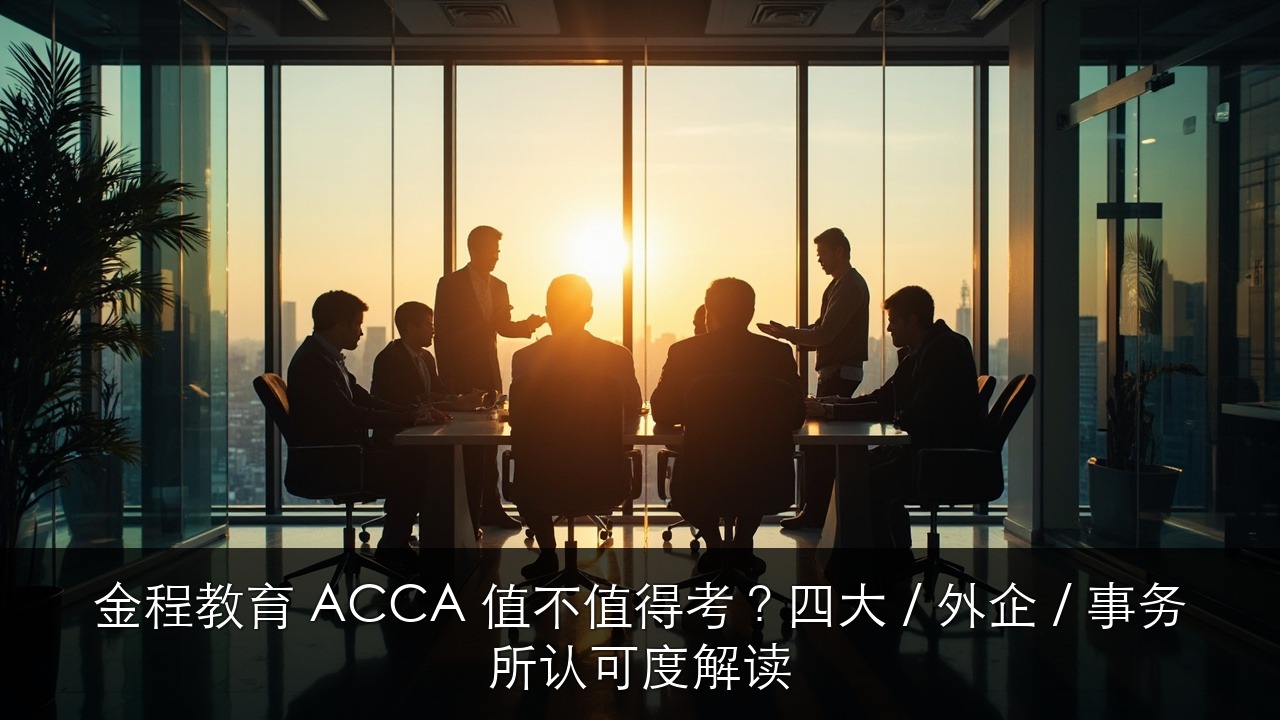 金程教育 ACCA 值不值得考?四大 / 外企 / 事务所认可度解读