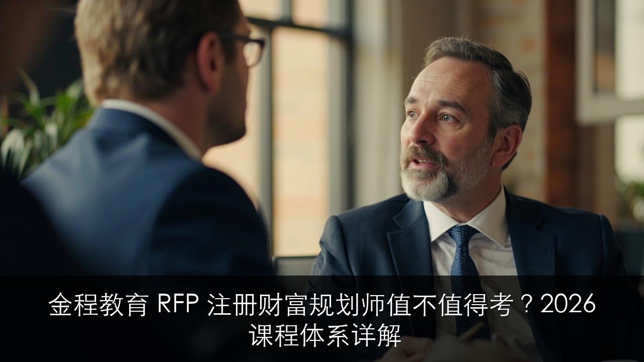 金程教育 RFP 注册财富规划师值不值得考?2026 课程体系详解