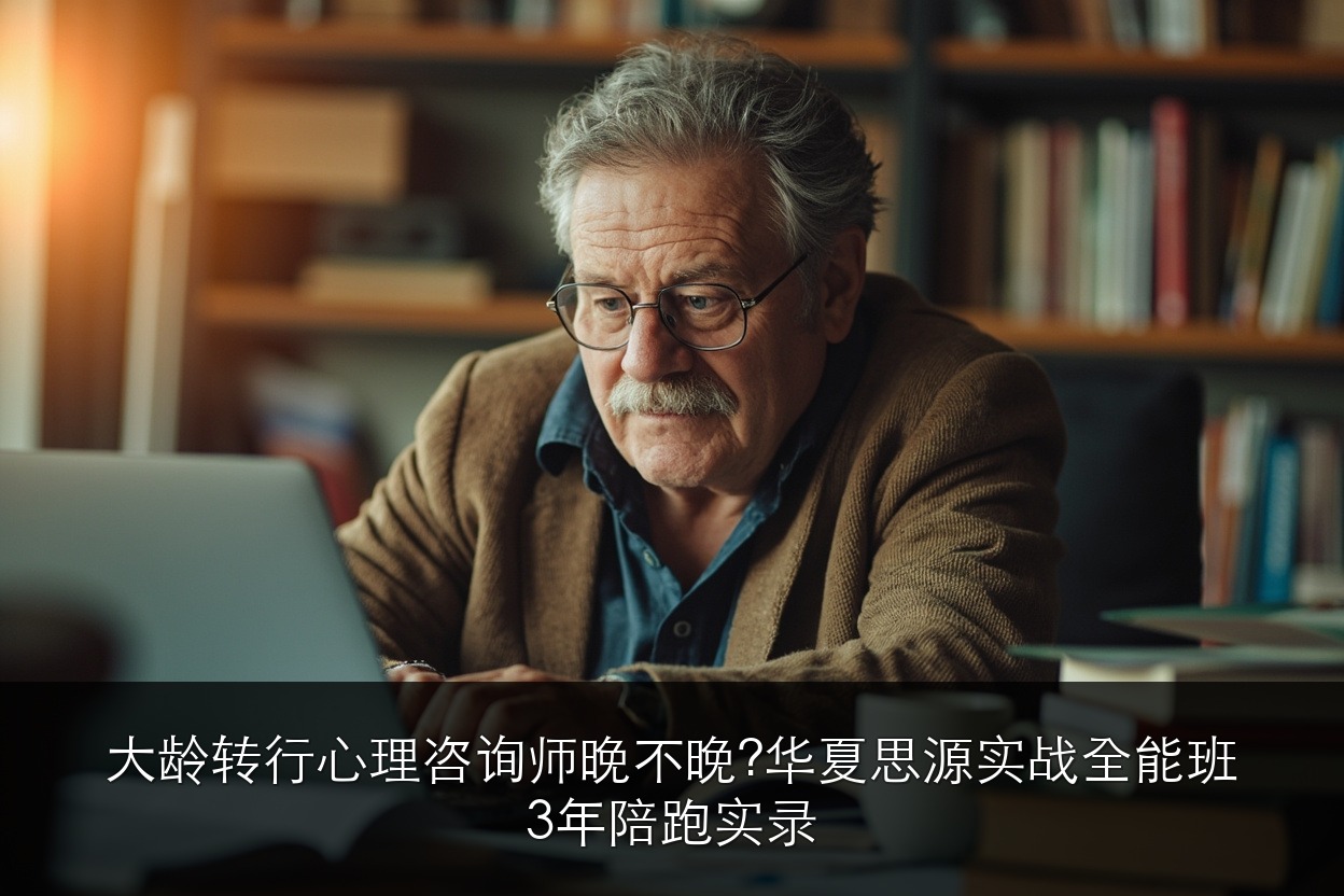 大龄转行心理咨询师晚不晚？华夏思源实战全能班3年陪跑实录