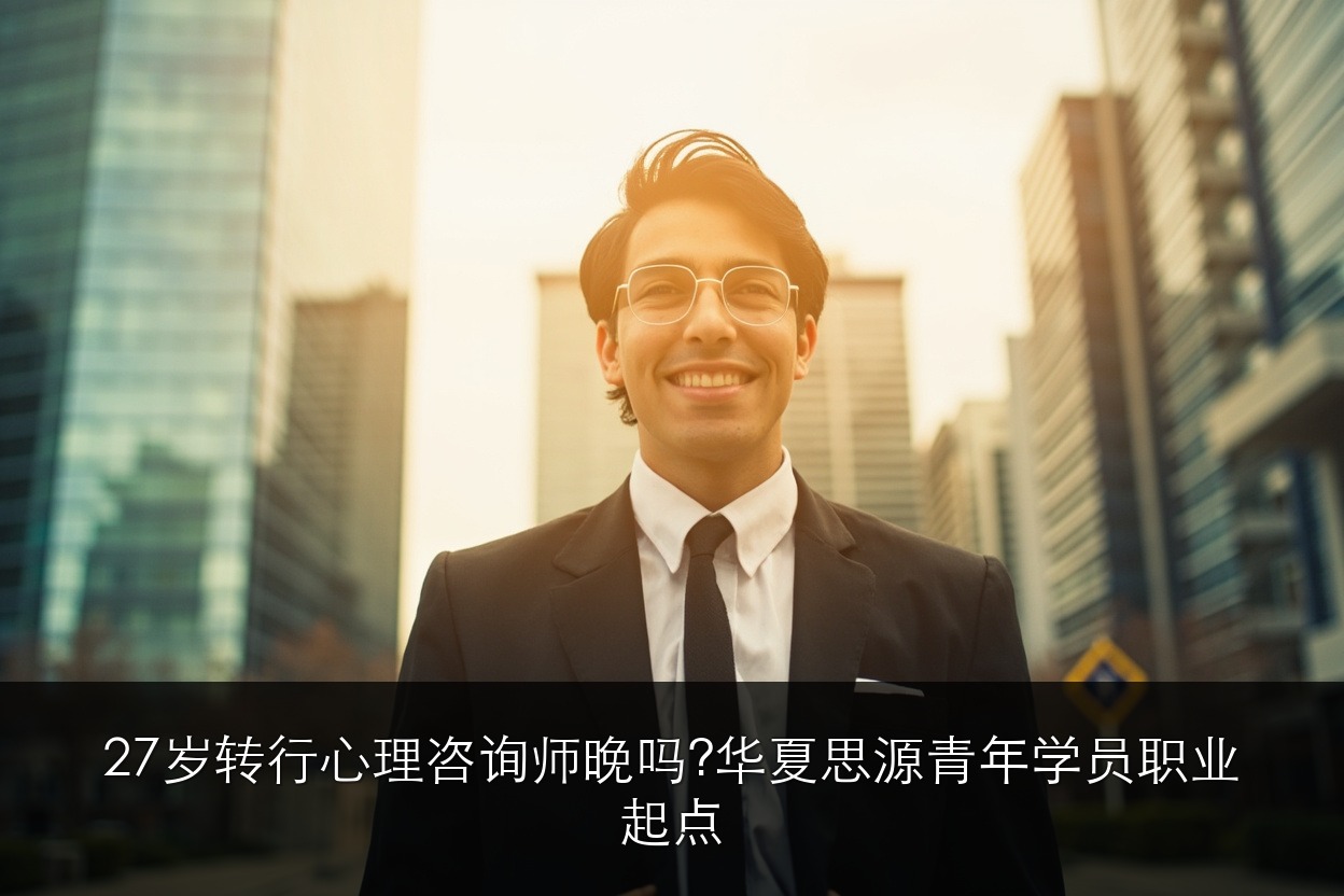 27岁转行心理咨询师晚吗？华夏思源青年学员职业起点