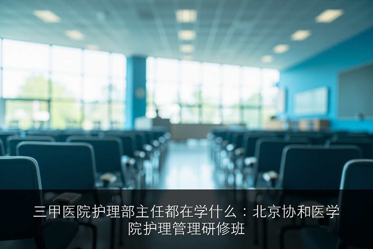 三甲医院护理部主任都在学什么:北京协和医学院护理管理研修班