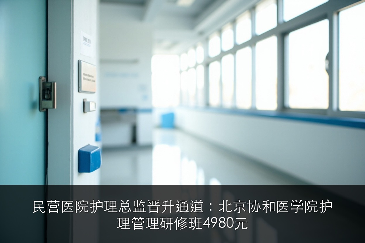 民营医院护理总监晋升通道:北京协和医学院护理管理研修班4980元