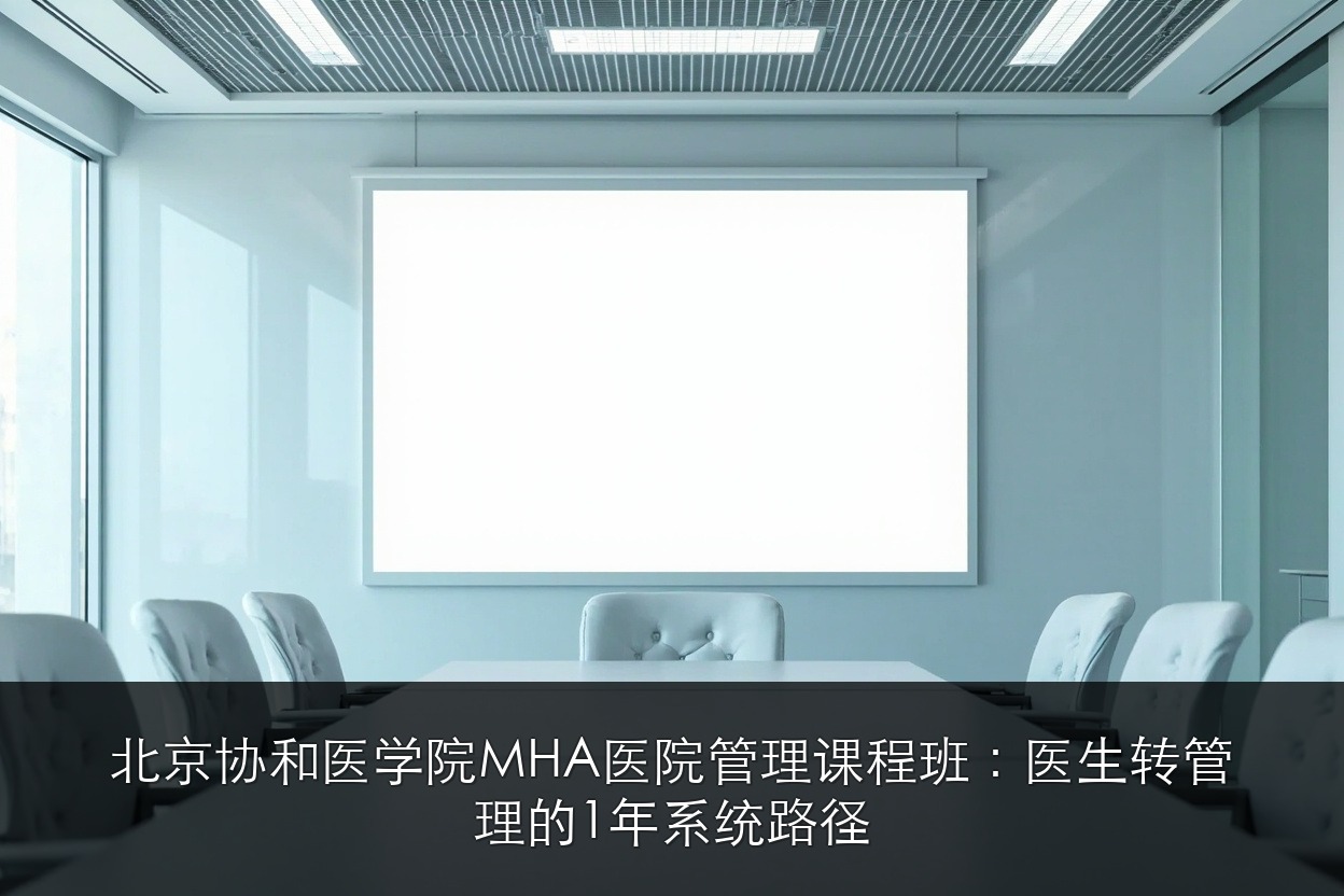 北京协和医学院MHA医院管理课程班:医生转管理的1年系统路径