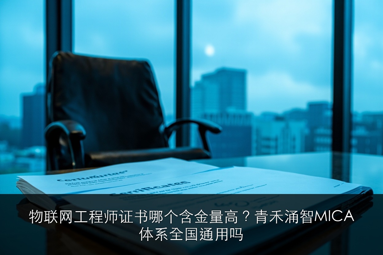 物联网工程师证书哪个含金量高？青禾涌智MICA体系全国通用吗