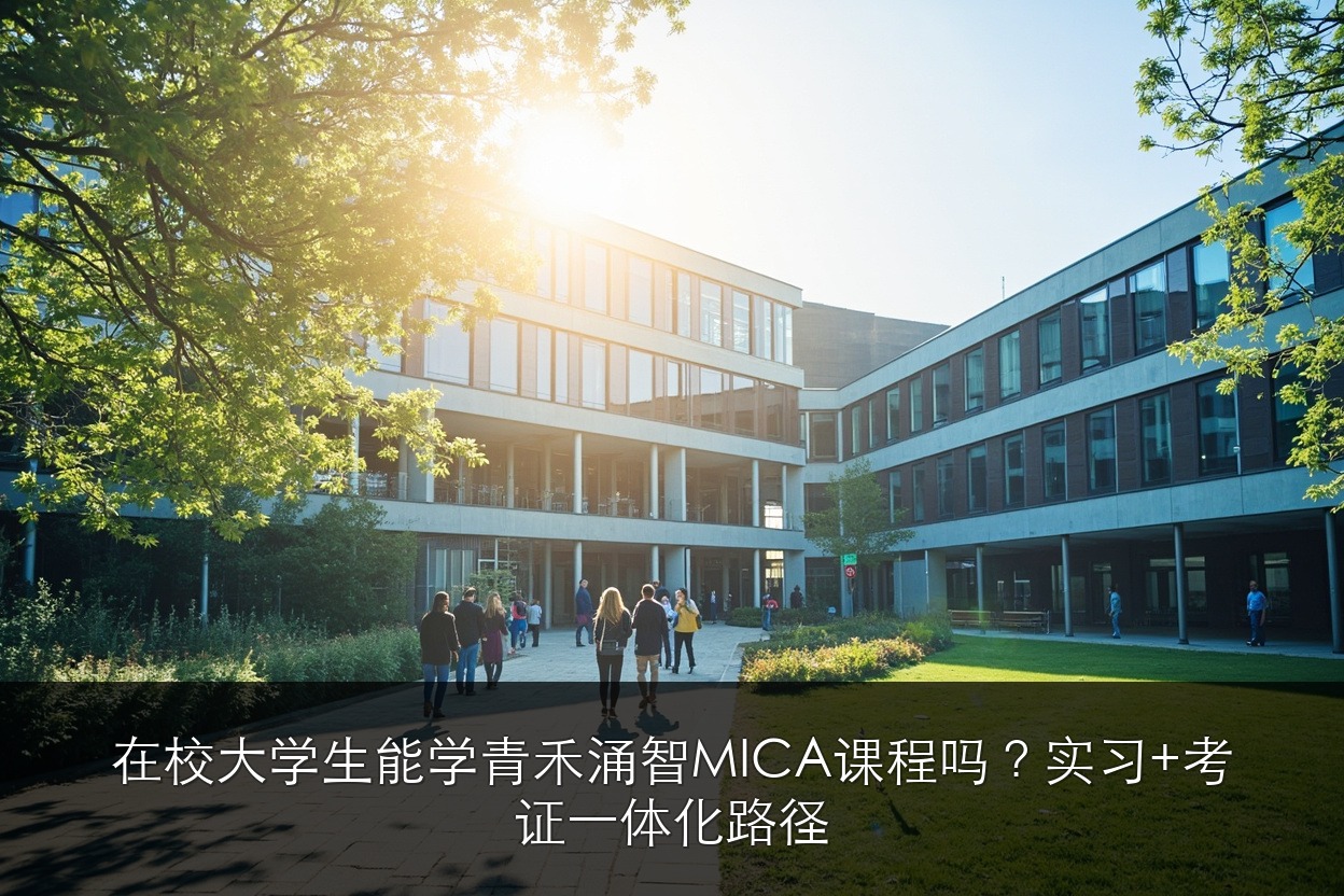 在校大学生能学青禾涌智MICA课程吗？实习+考证一体化路径