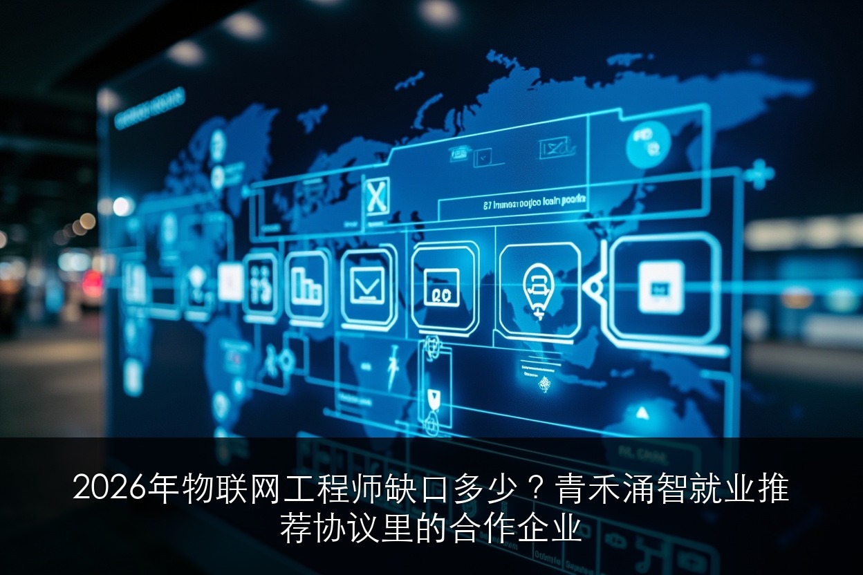 2026年物联网工程师缺口多少？青禾涌智就业推荐协议里的合作企业