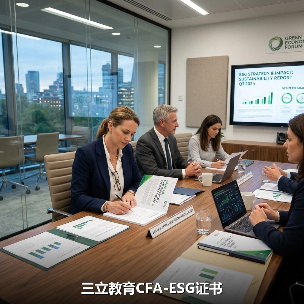 把ESG证书写进简历能加分吗？三立教育深度剖析ESG咨询师证书的真实求职含金量