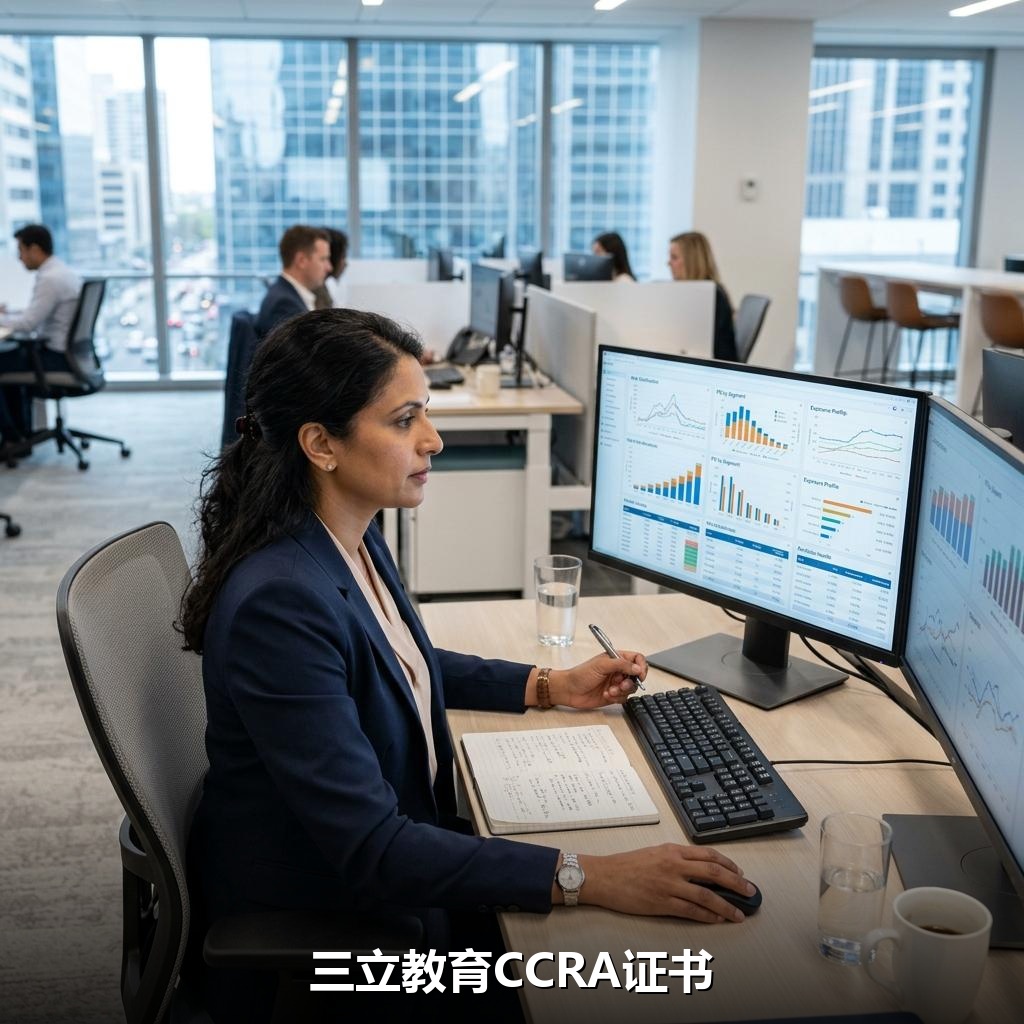 商业银行风控岗位考CCRA前景如何？三立教育剖析金融信贷分析师的晋升通路