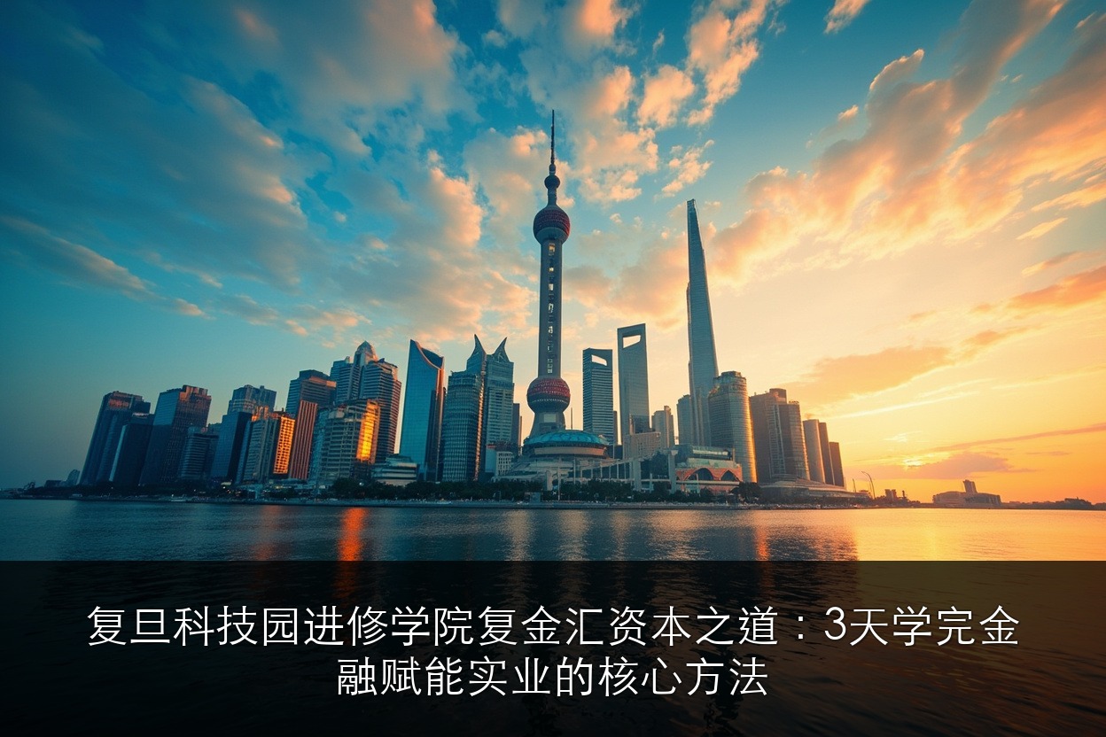 复旦科技园进修学院复金汇资本之道:3天学完金融赋能实业的核心方法