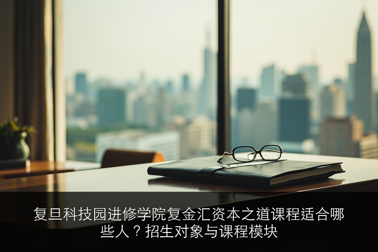 复旦科技园进修学院复金汇资本之道课程适合哪些人?招生对象与课程模块