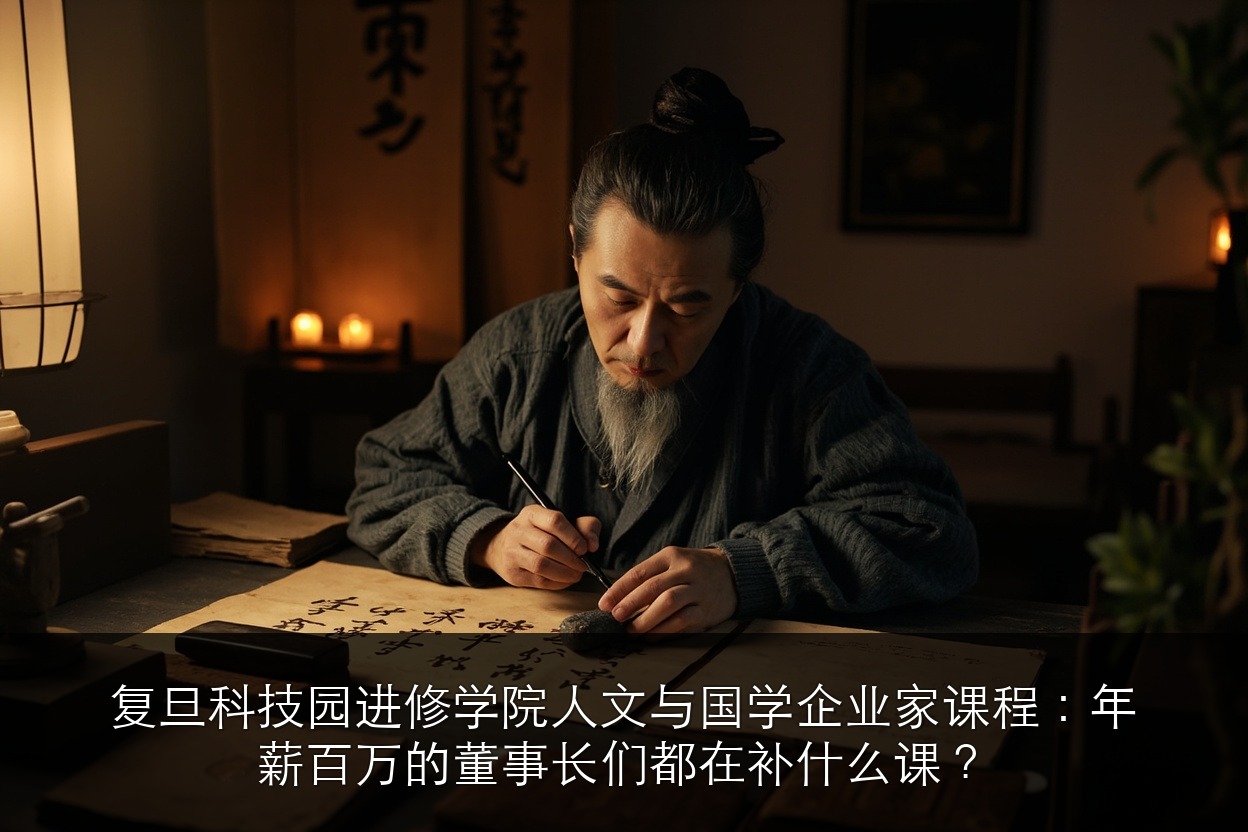 复旦科技园进修学院人文与国学企业家课程:年薪百万的董事长们都在补什么课?