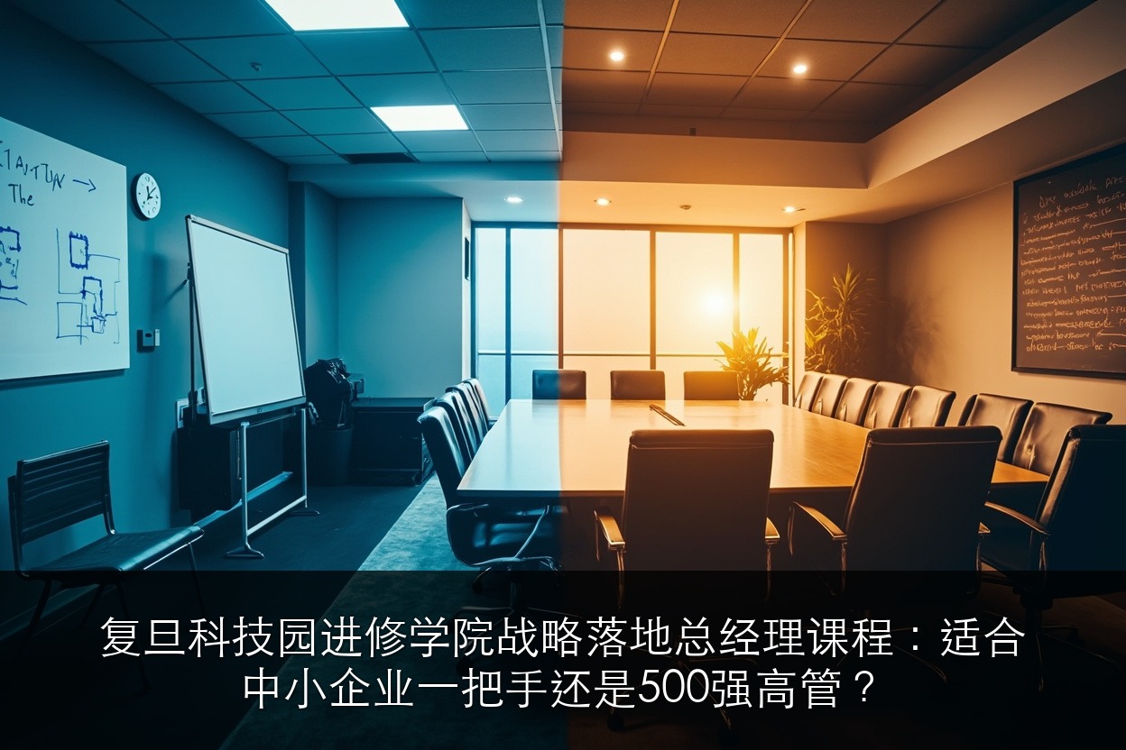 复旦科技园进修学院战略落地总经理课程:适合中小企业一把手还是500强高管?