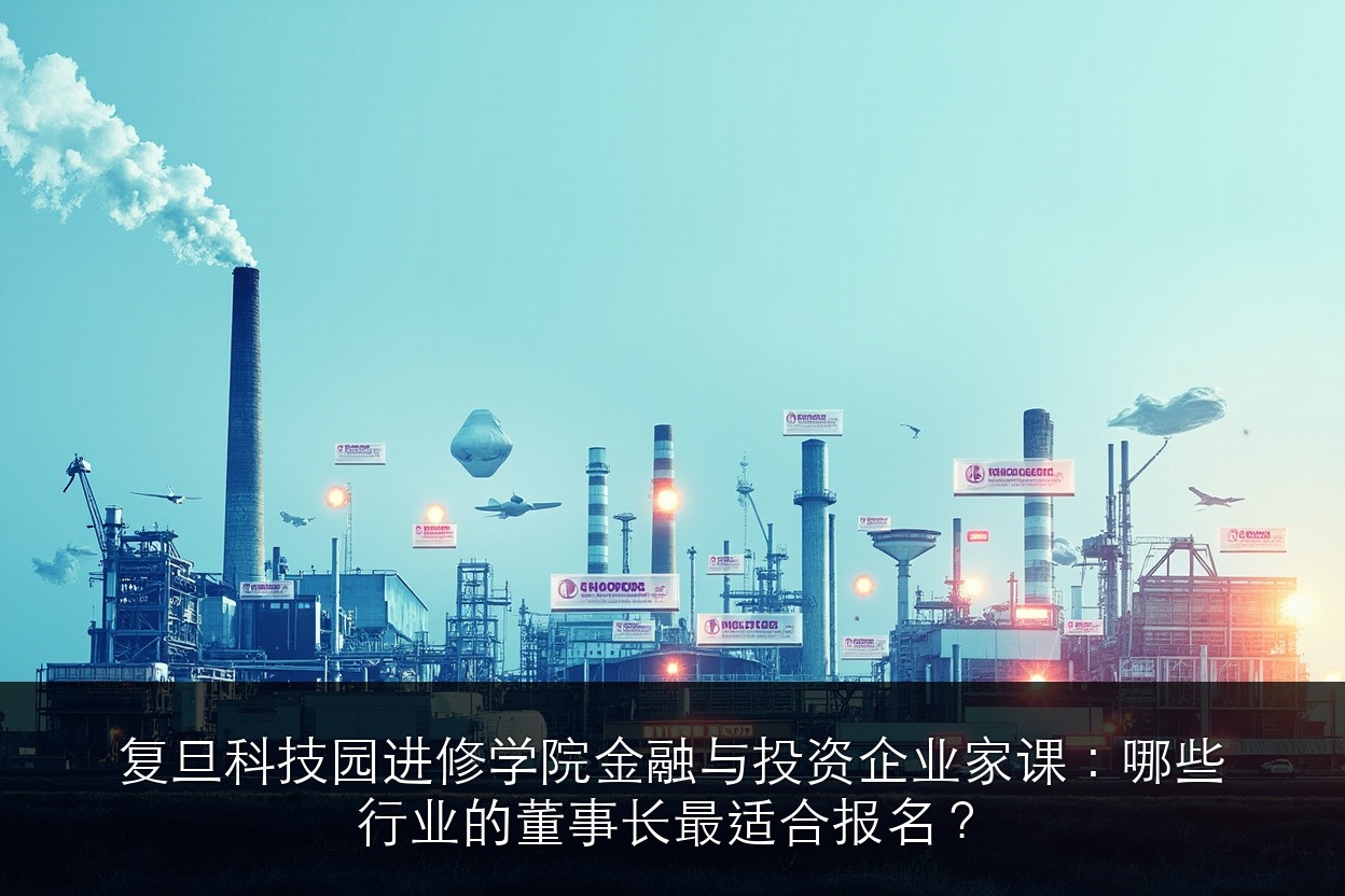 复旦科技园进修学院金融与投资企业家课:哪些行业的董事长最适合报名?