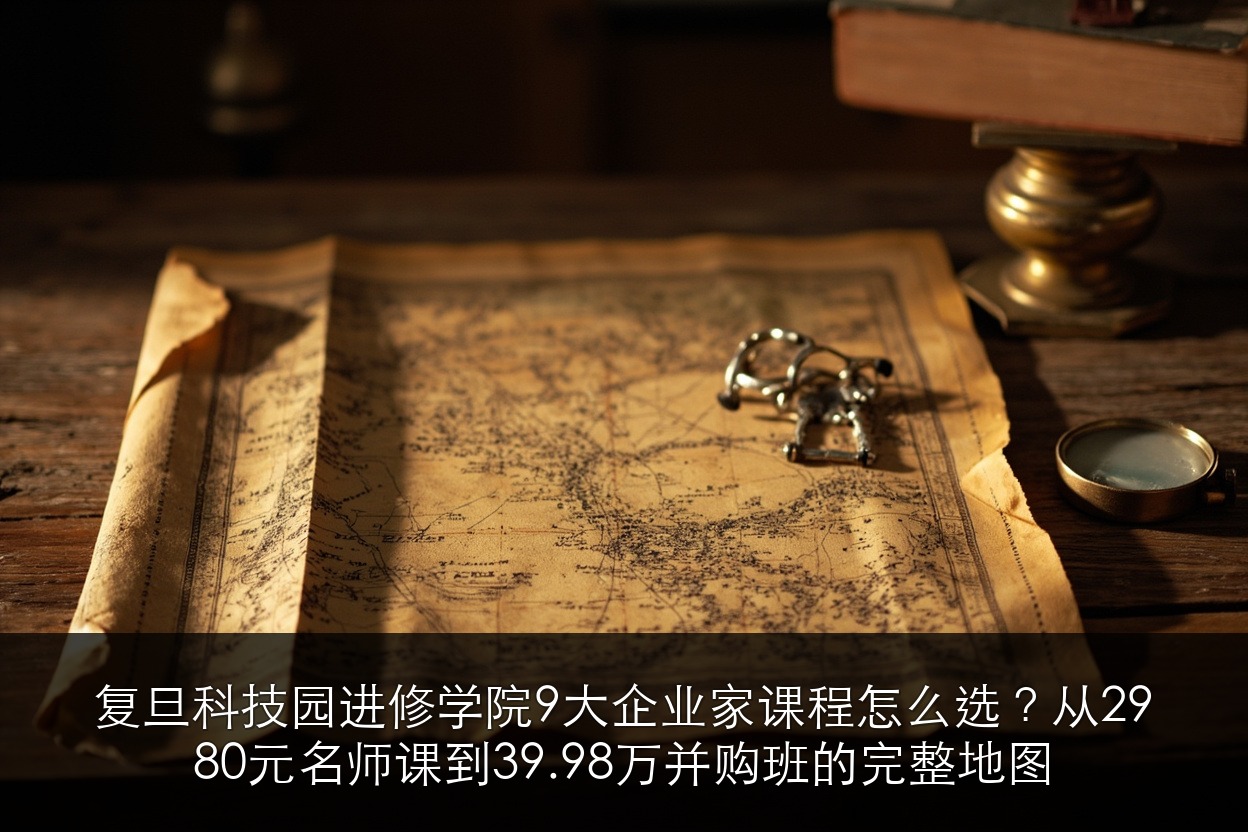 复旦科技园进修学院9大企业家课程怎么选?从2980元名师课到39.98万并购班的完整地图