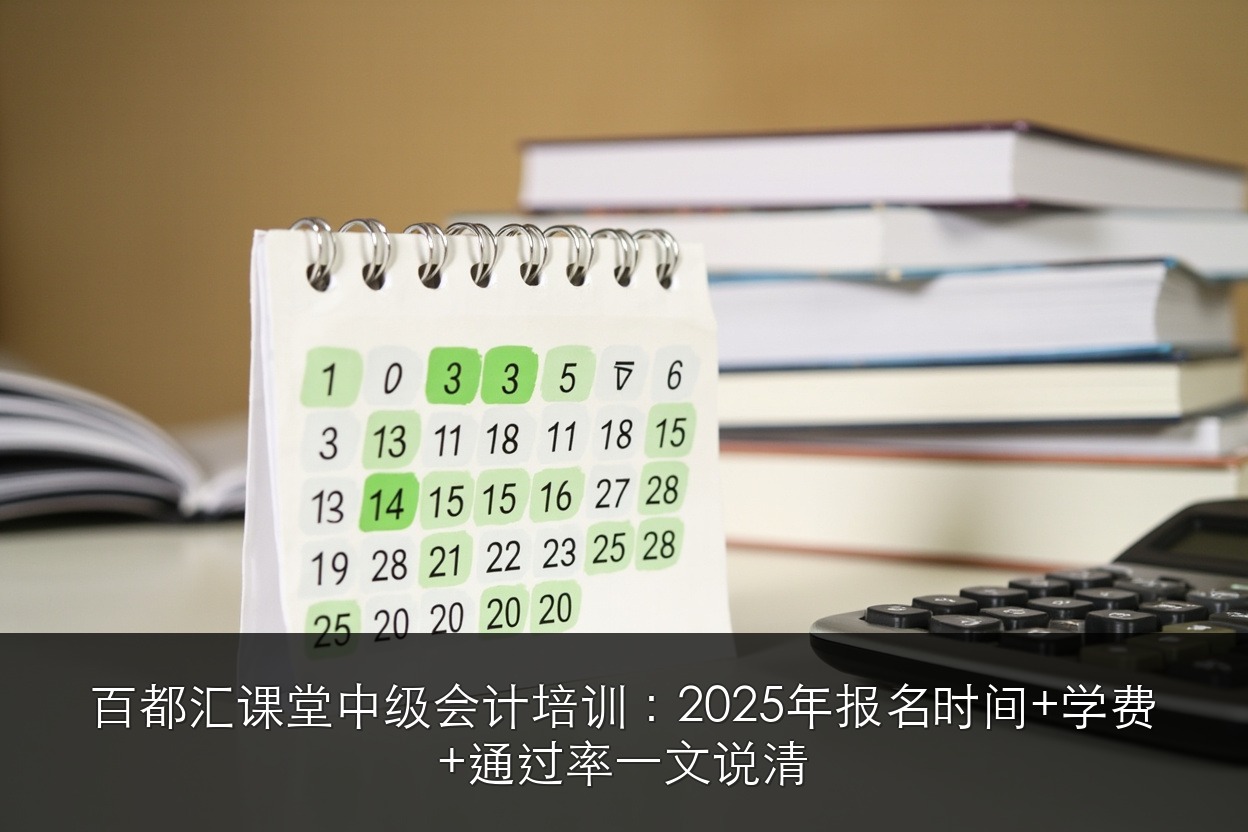 百都汇课堂中级会计培训:2025年报名时间+学费+通过率一文说清