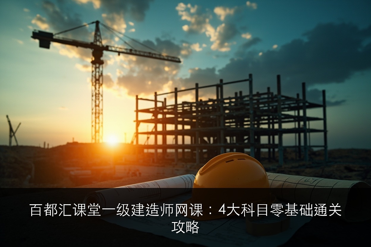 百都汇课堂一级建造师网课:4大科目零基础通关攻略