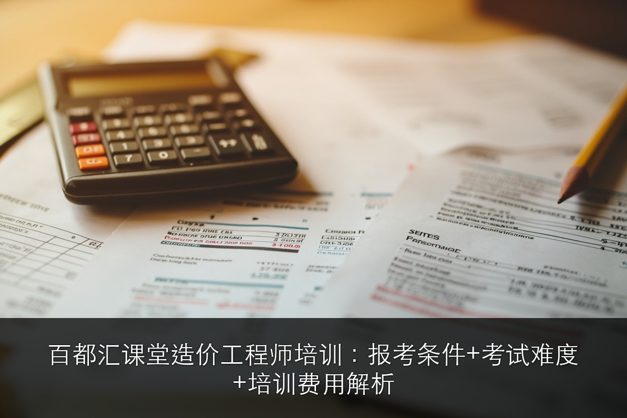 百都汇课堂造价工程师培训:报考条件+考试难度+培训费用解析