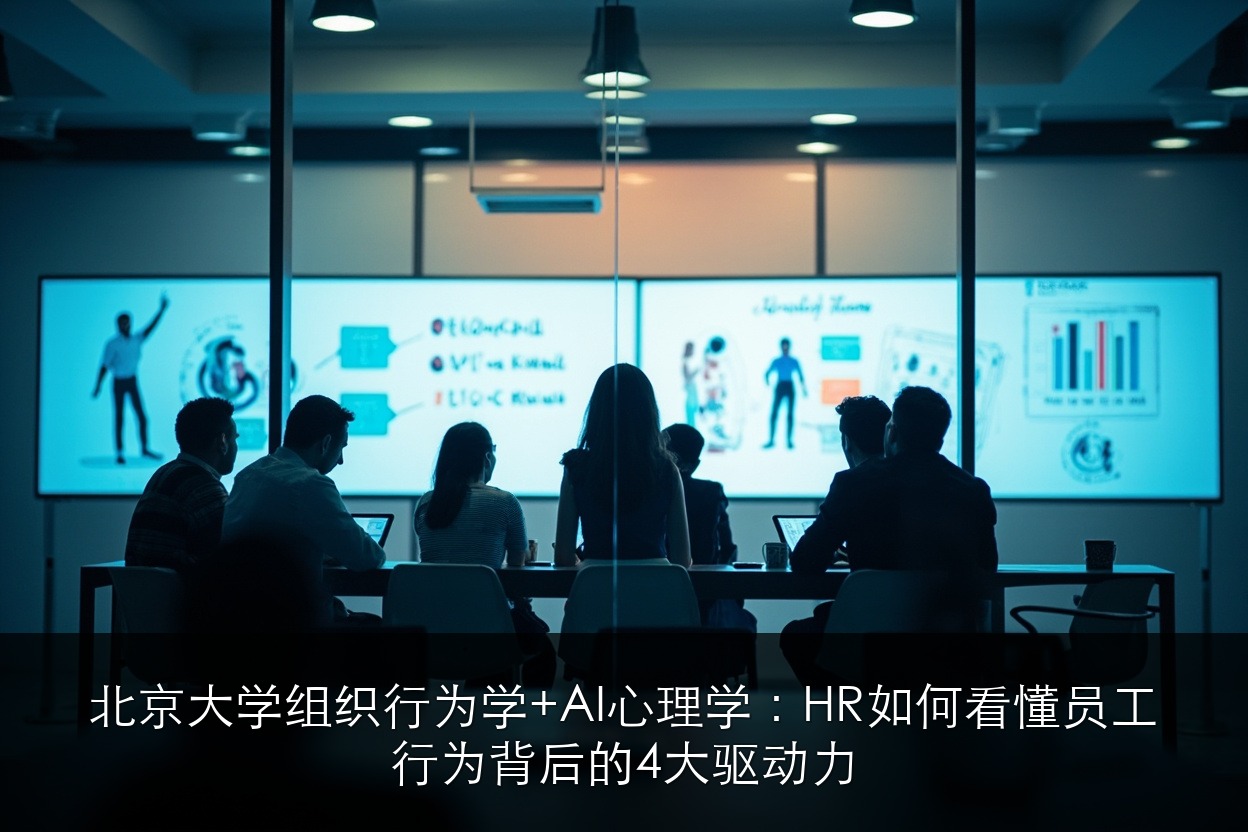 北京大学组织行为学+AI心理学：HR如何看懂员工行为背后的4大驱动力