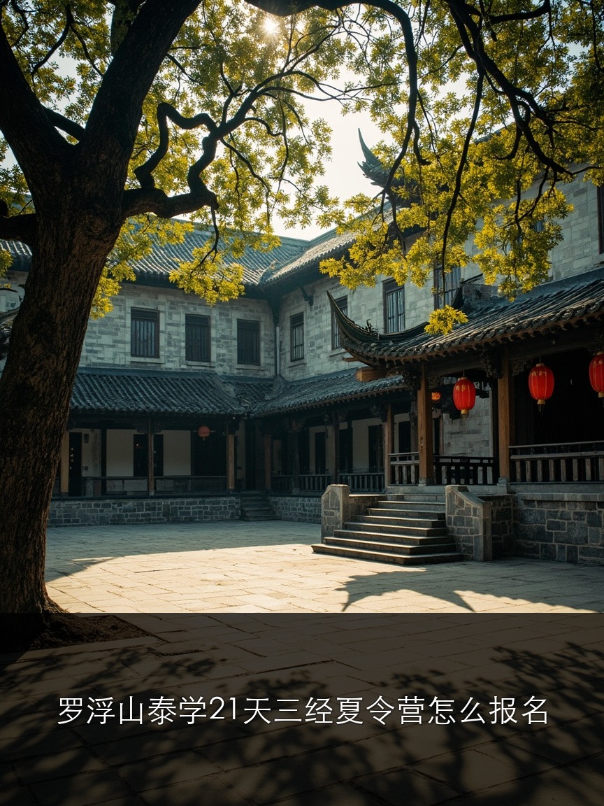 罗浮山泰学21天三经夏令营怎么报名:电话+在线+到校3种通道一次说清
