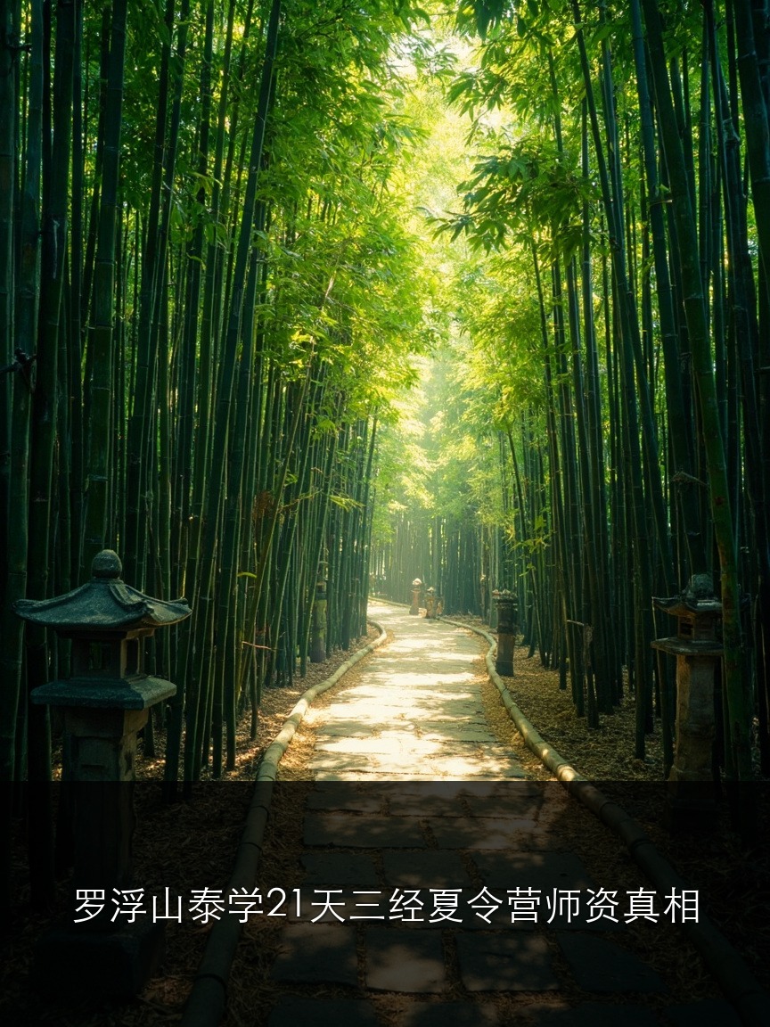 罗浮山泰学21天三经夏令营师资:曾教授+本校老师的