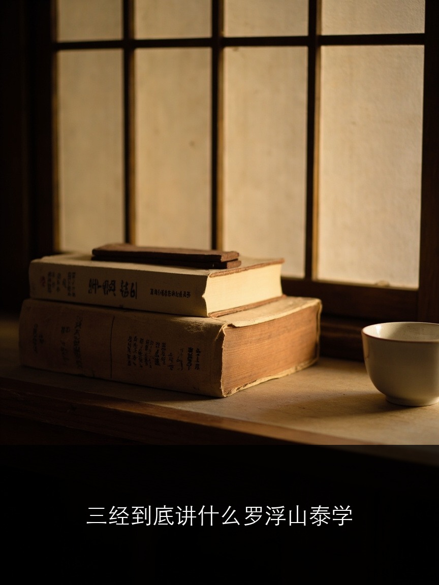 《易经》《论语》《道德经》到底讲什么：罗浮山泰学21天三经精读笔记