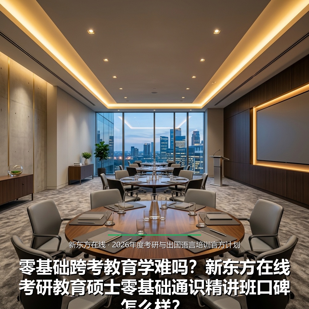 零基础跨考教育学难吗?新东方在线考研教育硕士零基础通识精讲班口碑怎么样?